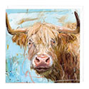 Card Highland Cow Mora